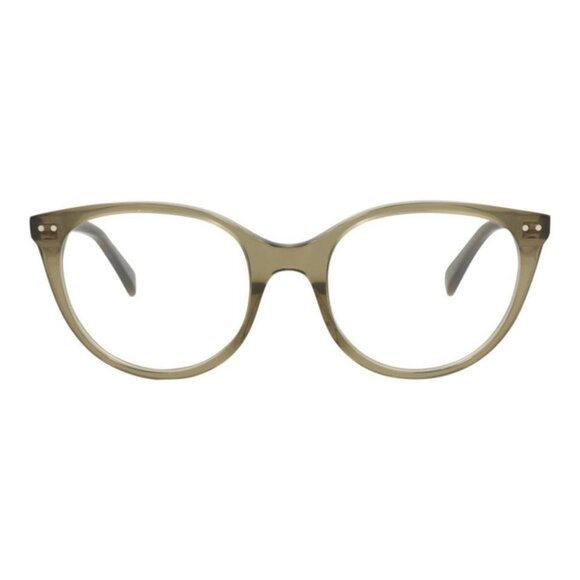 Celine Womens Cat Eye Green Green Transparent Fashion Designer Eyewear - Picture 1 of 4